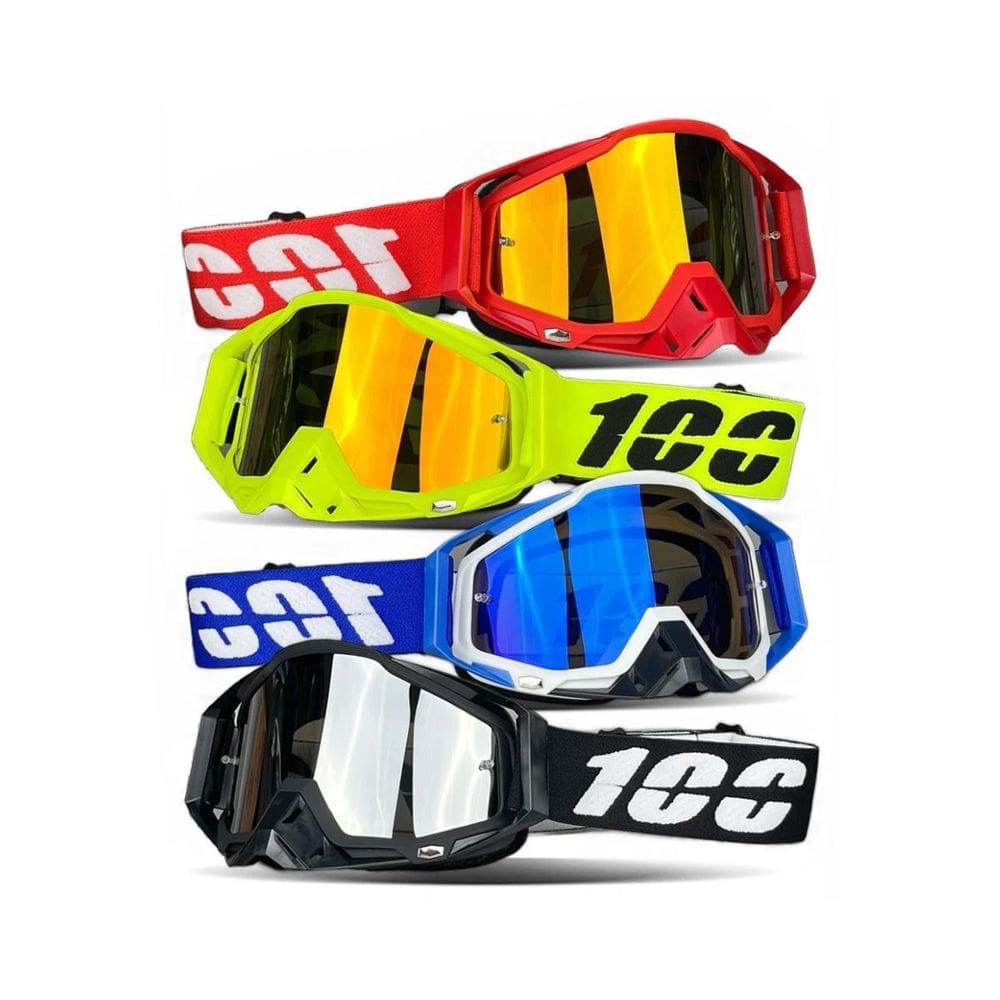 Óculos Esportivo Proteção Motocross Snowboard Branco