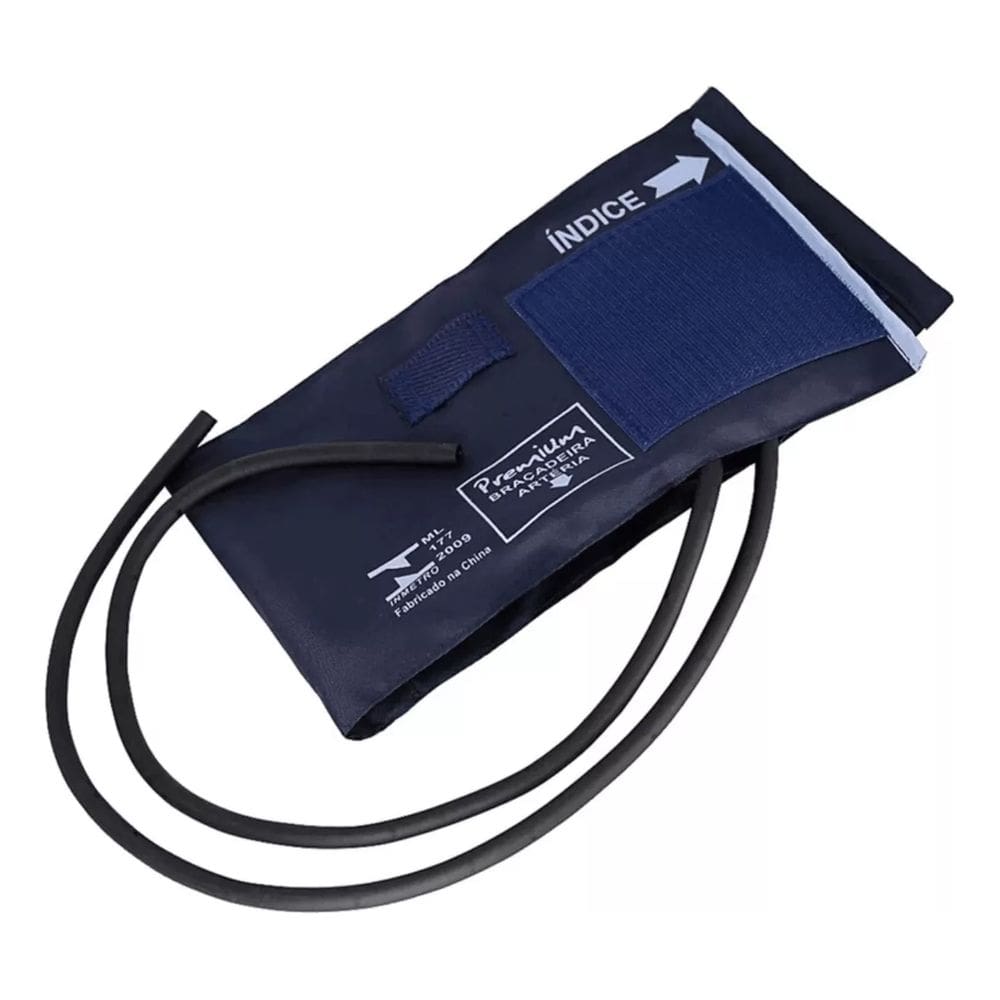 Braçadeira Grande Nylon Esfigmomanômetro De 27 Cm A 51 Cm