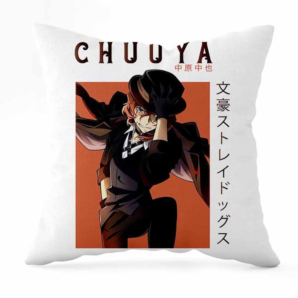 Capa de almofada decorativa Bungos Strays Dogs Anime