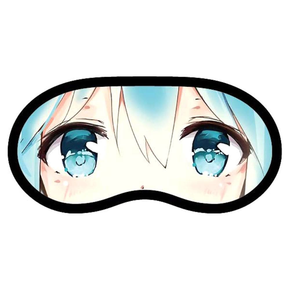 Máscara para dormir Miku Anime Super Soft Eye Cover preta