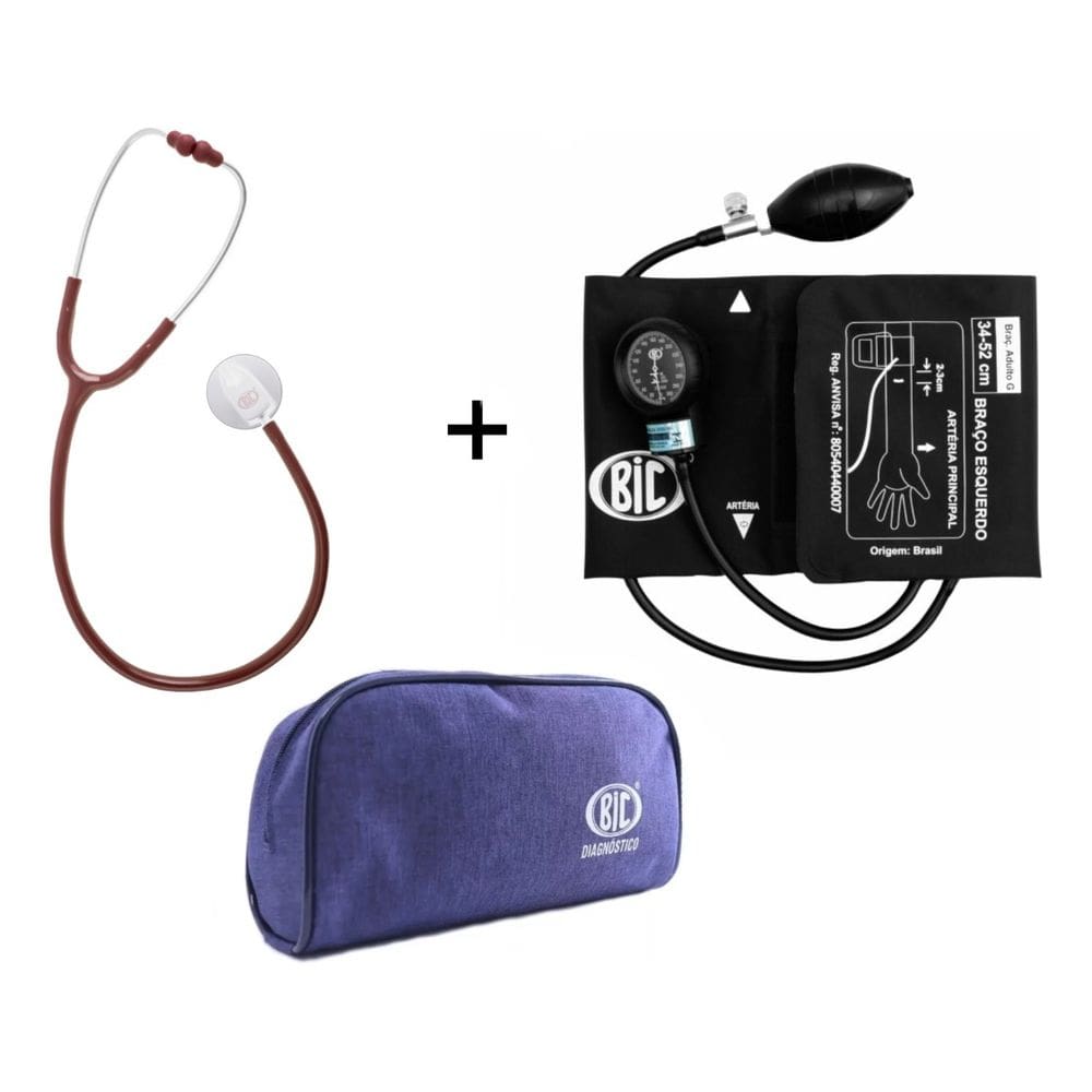 Esfigmomanometro Extra Grande 34x52cm + Esteto Standard Bic