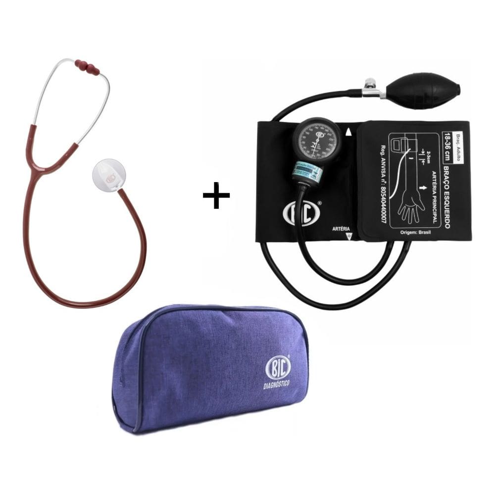 Esfigmomanometro Inovva Plus Bic + Estetoscopio Bic Standard