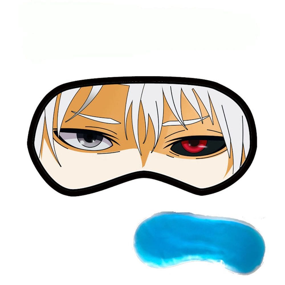Máscara para dormir para olhos Tokyos Ghouls Kaneki Ken Anime Super Soft