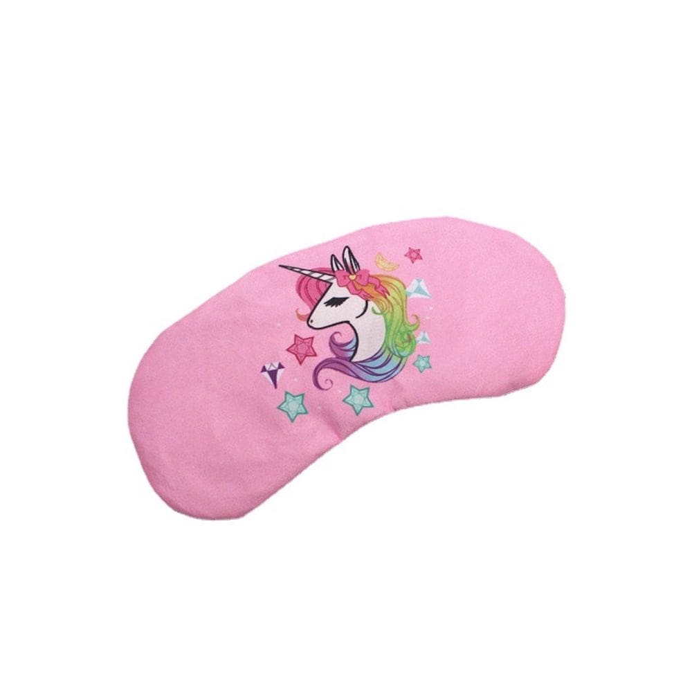 Máscara Sleep Eye Cover Pink Unicorn Anime Super Soft