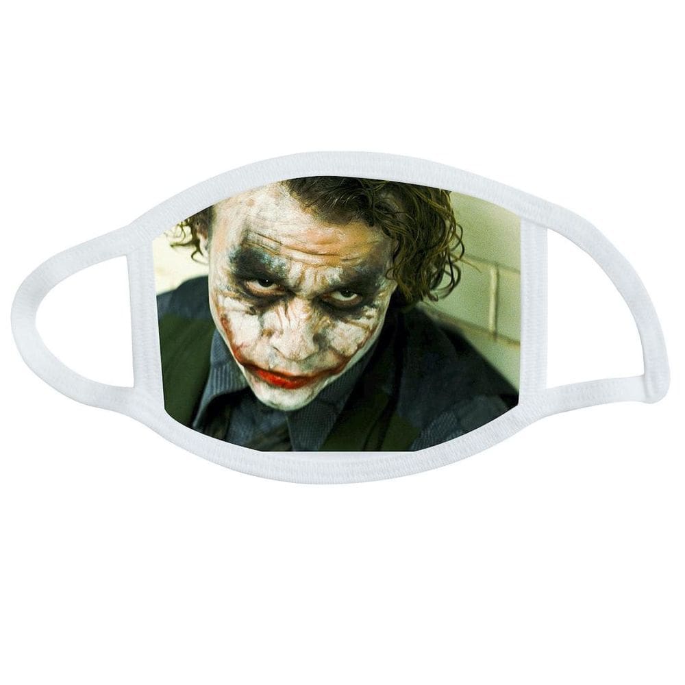 Máscara facial Jokers 3D Print reutilizável e lavável para adultos e crianças