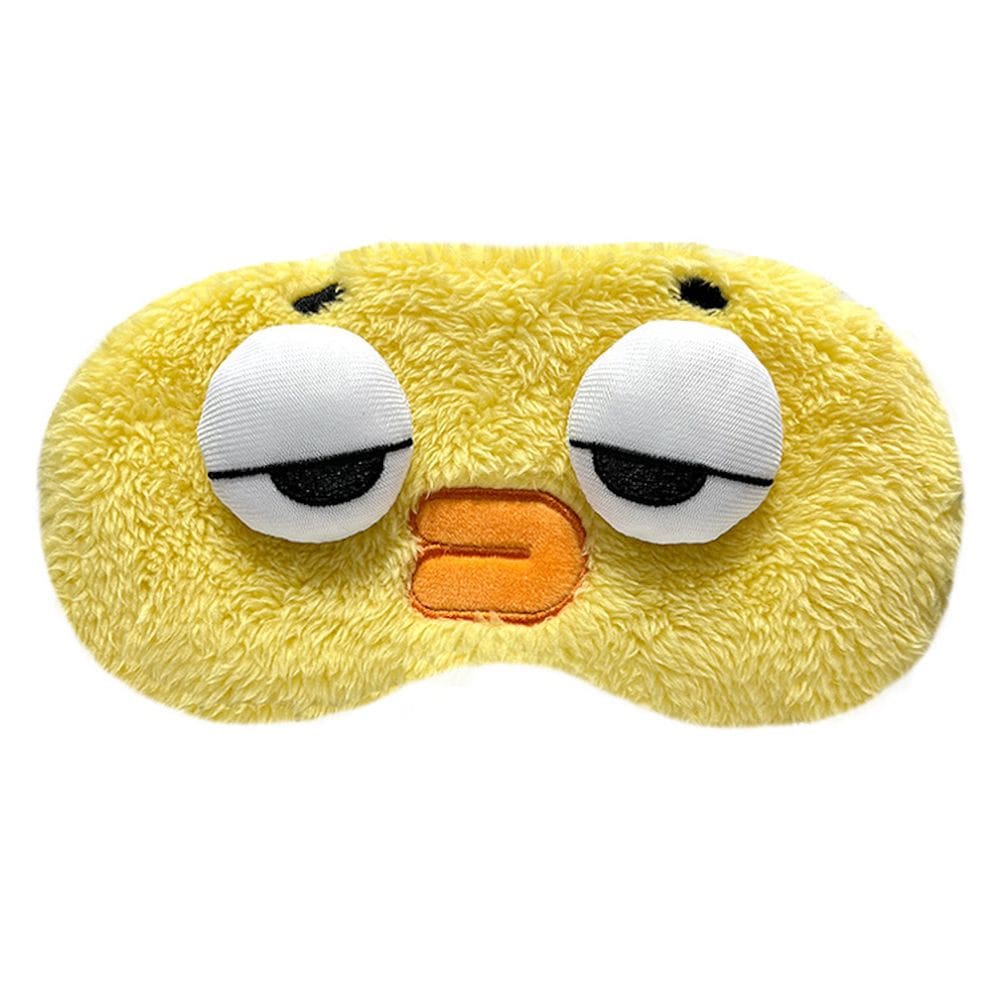 Máscara Sleep Eye Mask Plush Duckling Anime Super Soft Eye Cover
