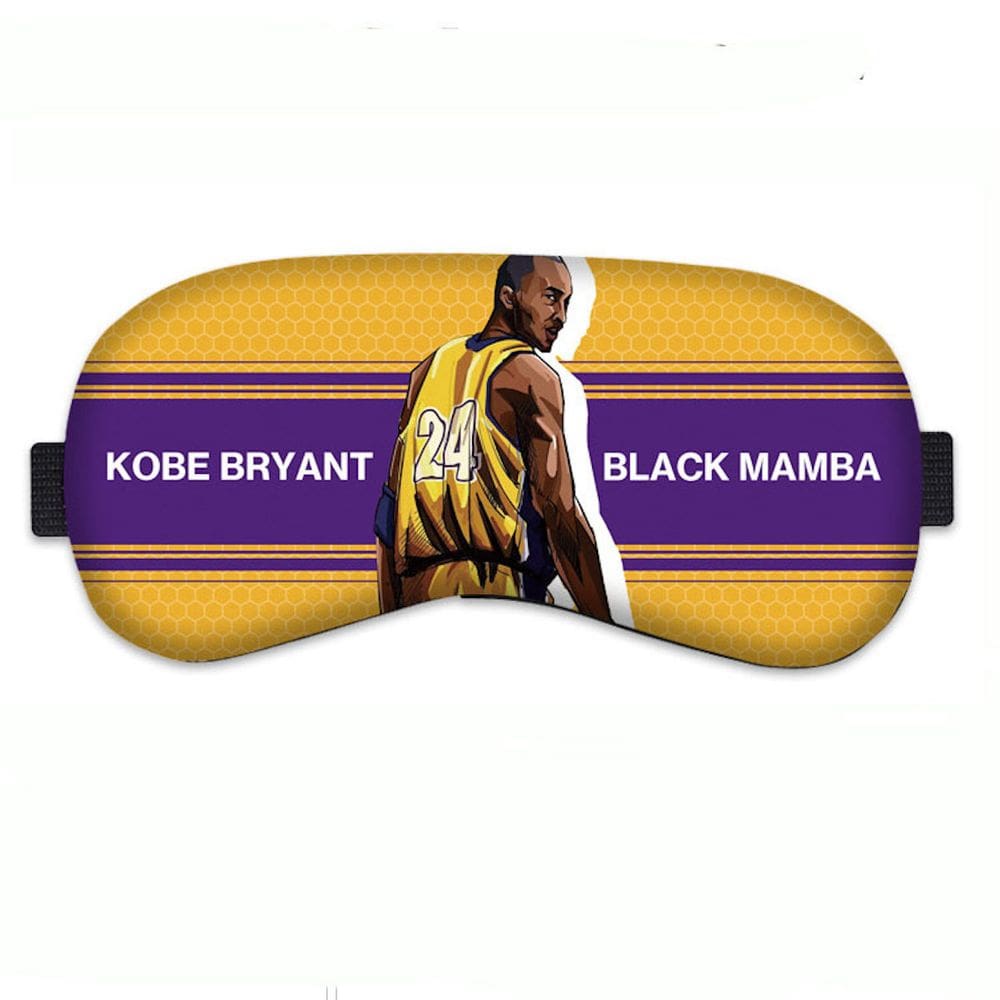 Máscara para dormir para olhos Kobes Bryants Anime Super Soft Ice Silk