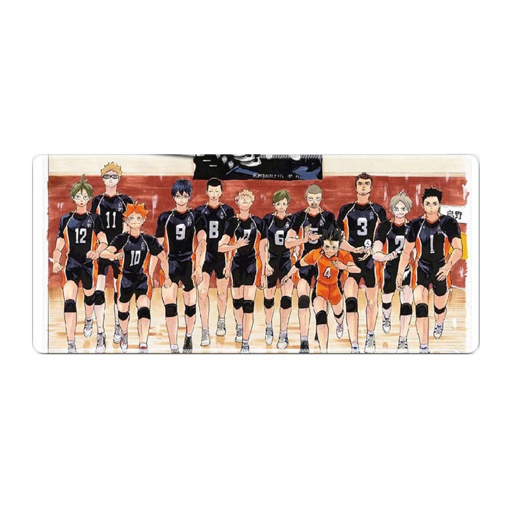 Mouse Pad para jogos Anime Haikyuus Rubber 80x30cm