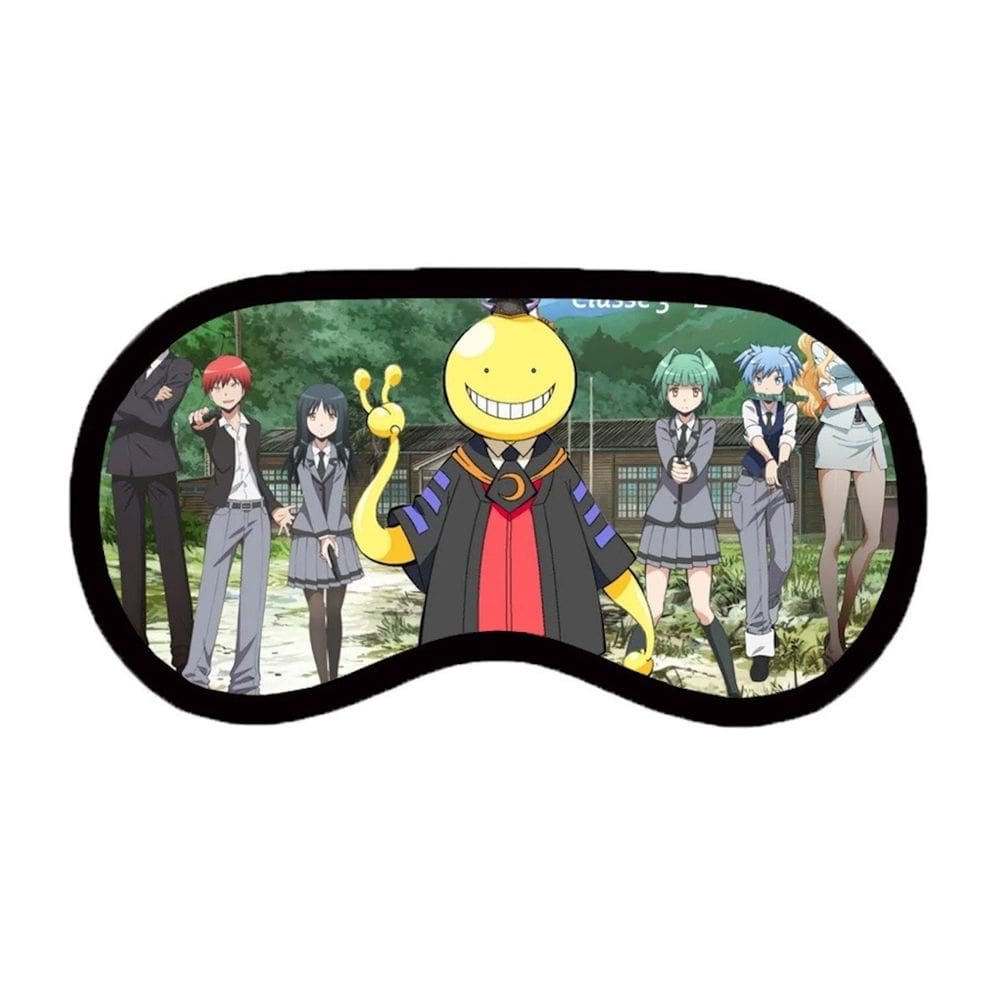 Máscara para dormir, desenhos animados, assassinatos, anime, neoprene