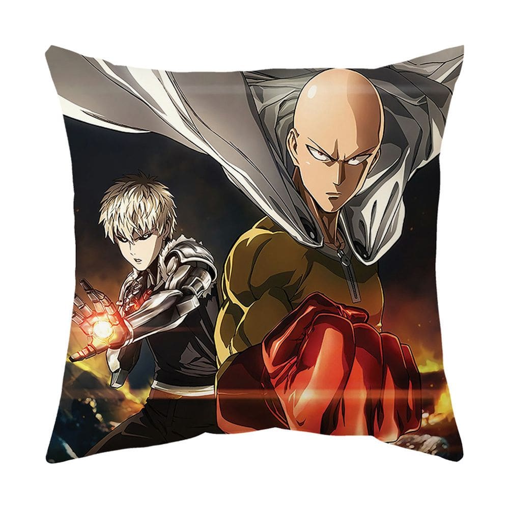 Capa de almofada One Punch Man Anime 45x45cm Peach Velvet