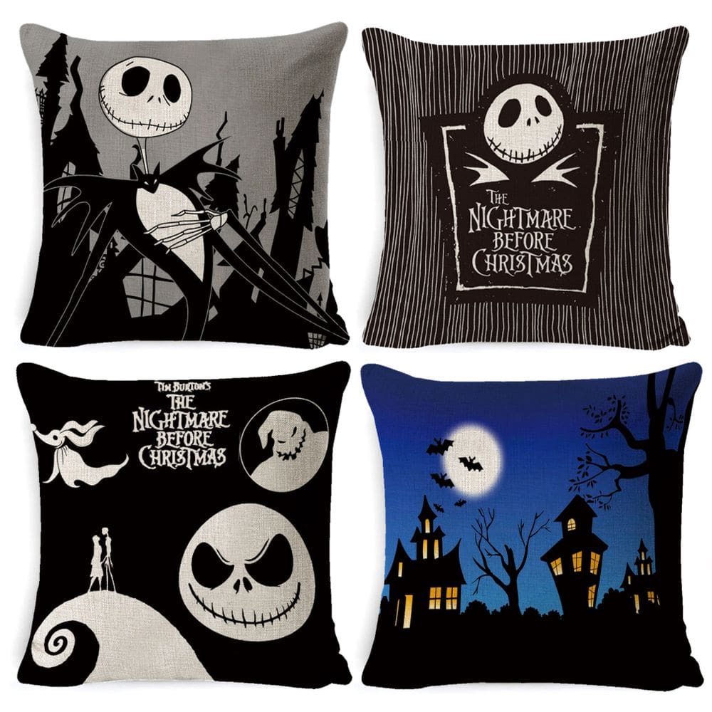 Capas de almofada 4 unidades/Lot Nightmares Before Christmas Jack