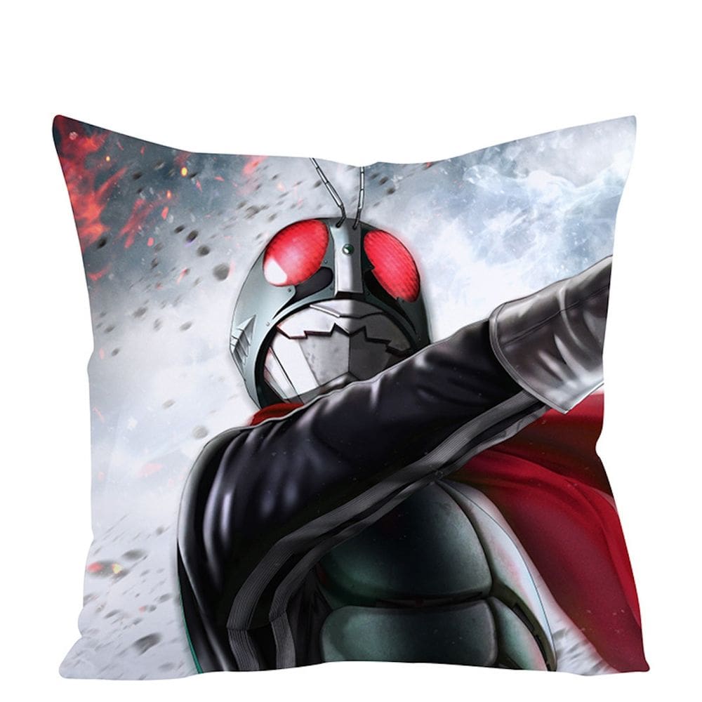 Capa de almofada decorativa Kamens Riders Anime 45x45cm