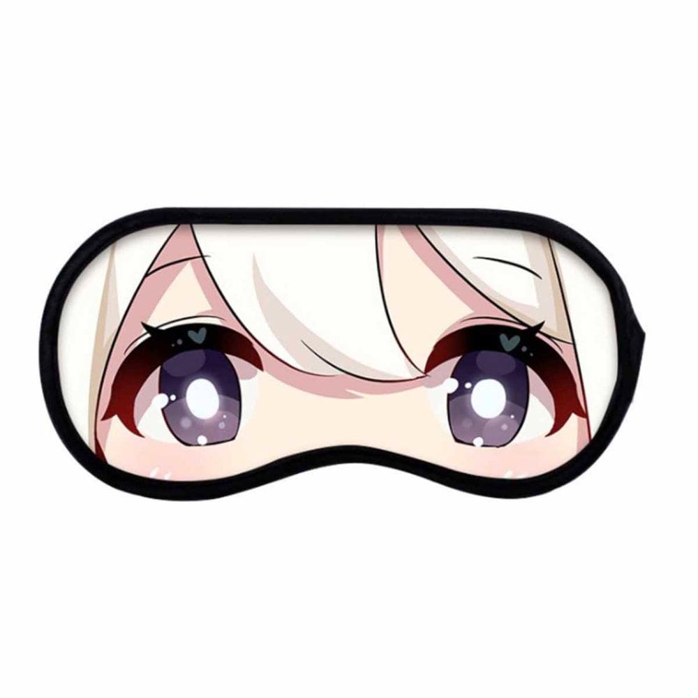 Máscara para dormir para olhos Genshins Impacts Paimons Anime Sleepi