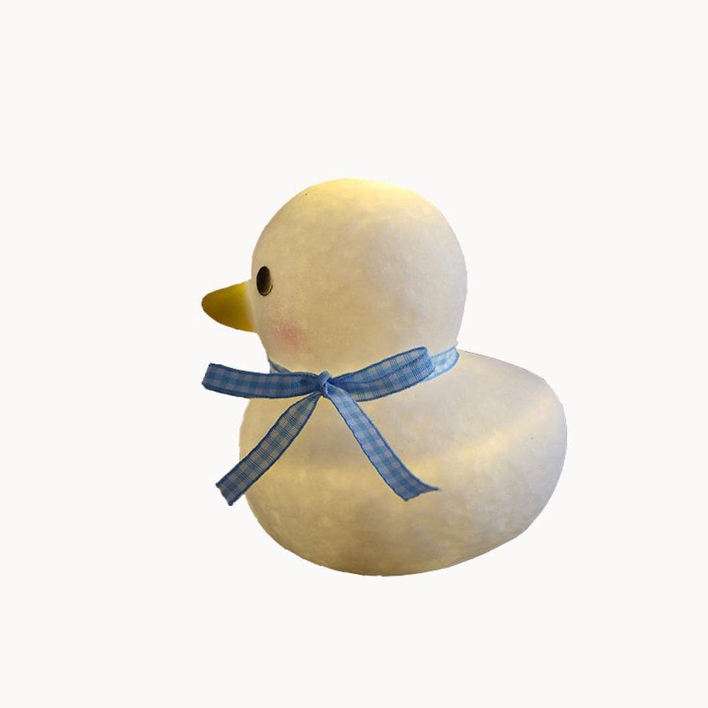 Lâmpada de luz noturna Cute Duck Vinyl Cartoon Small Night L