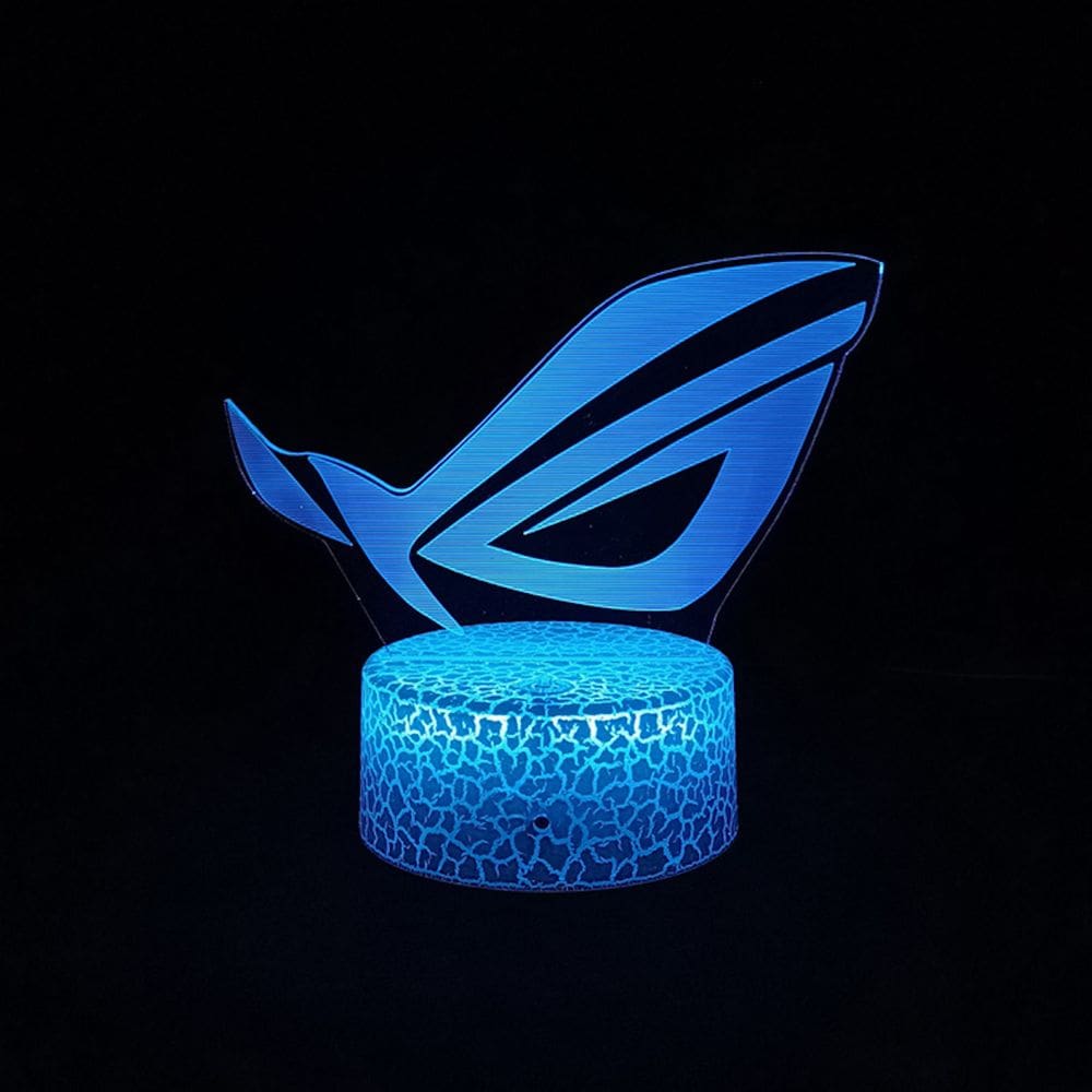 Lâmpada de ilusão 3D de anime Night Light Republic Gamers