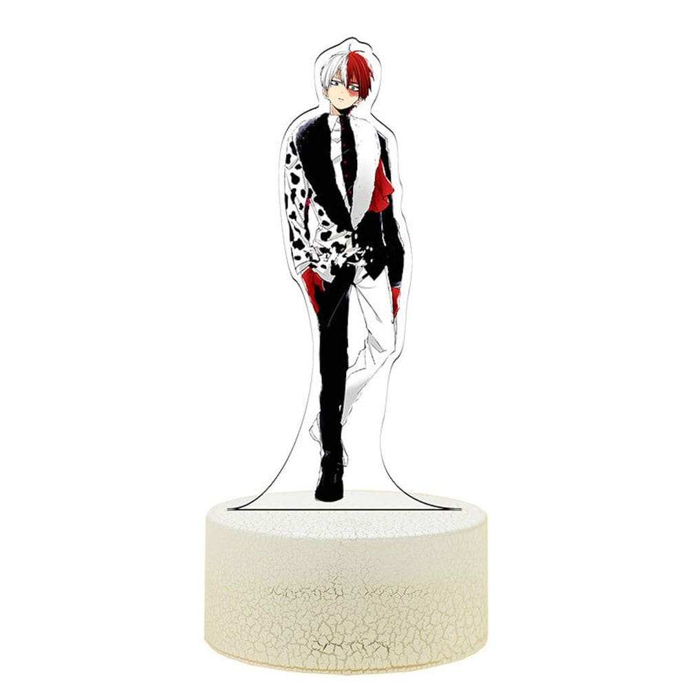 Lâmpada de luz noturna My Hero Academia Todoroki Shoto Anime