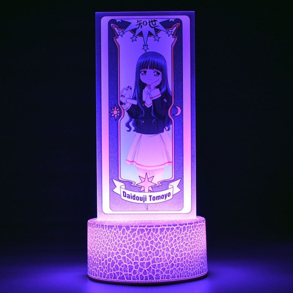 Night Light Cardcaptor Sakura Tomoyo Anime Decor 3D Illusion
