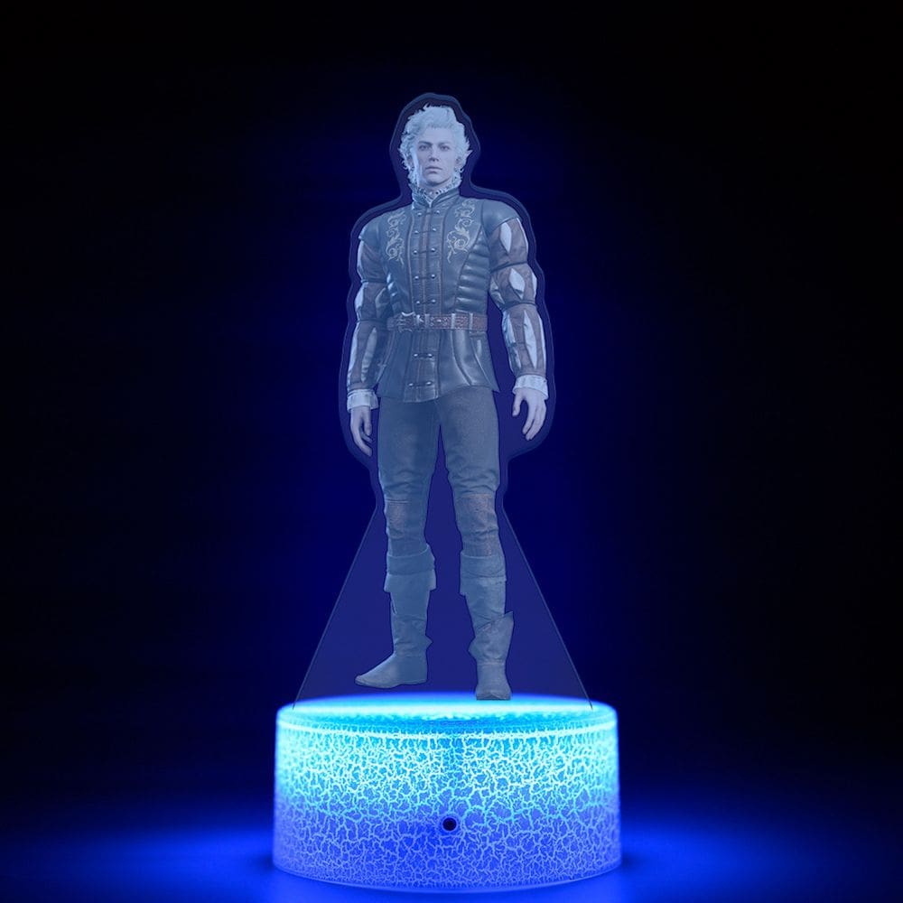 Lâmpada de ilusão 3D Night Light Baldurs Gates Anime Decor