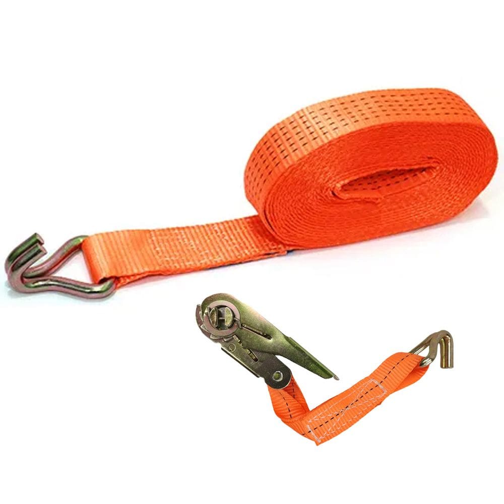 Cinta de Elevaçao 6 Metros com Catraca Carga Gancho Amarraçao Transporte Armazenamento Obra Construçao Mudança Seguro