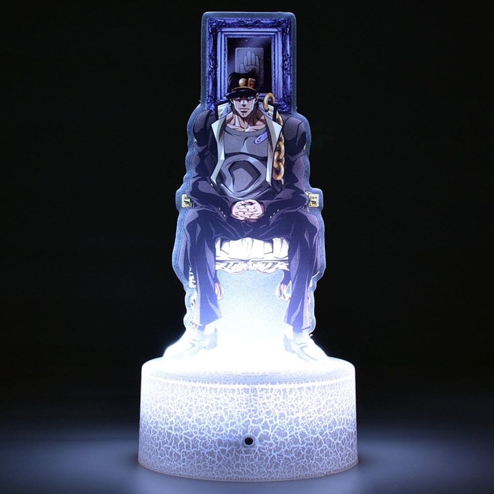 Luminária de noite Jojo`s Bizarre Adventures Kujo Jotaro Anime Decor