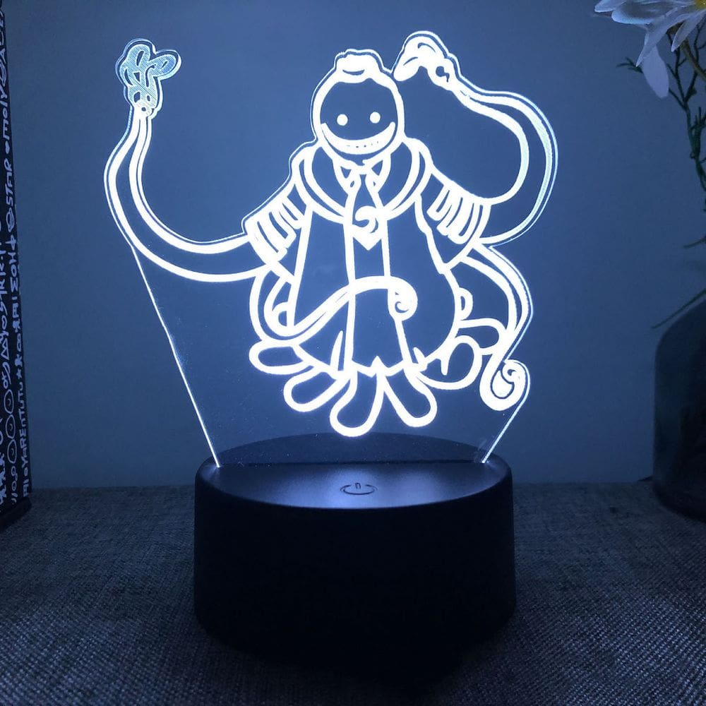 Night Light 3D LED Assassination Classroom Korosensei Anime