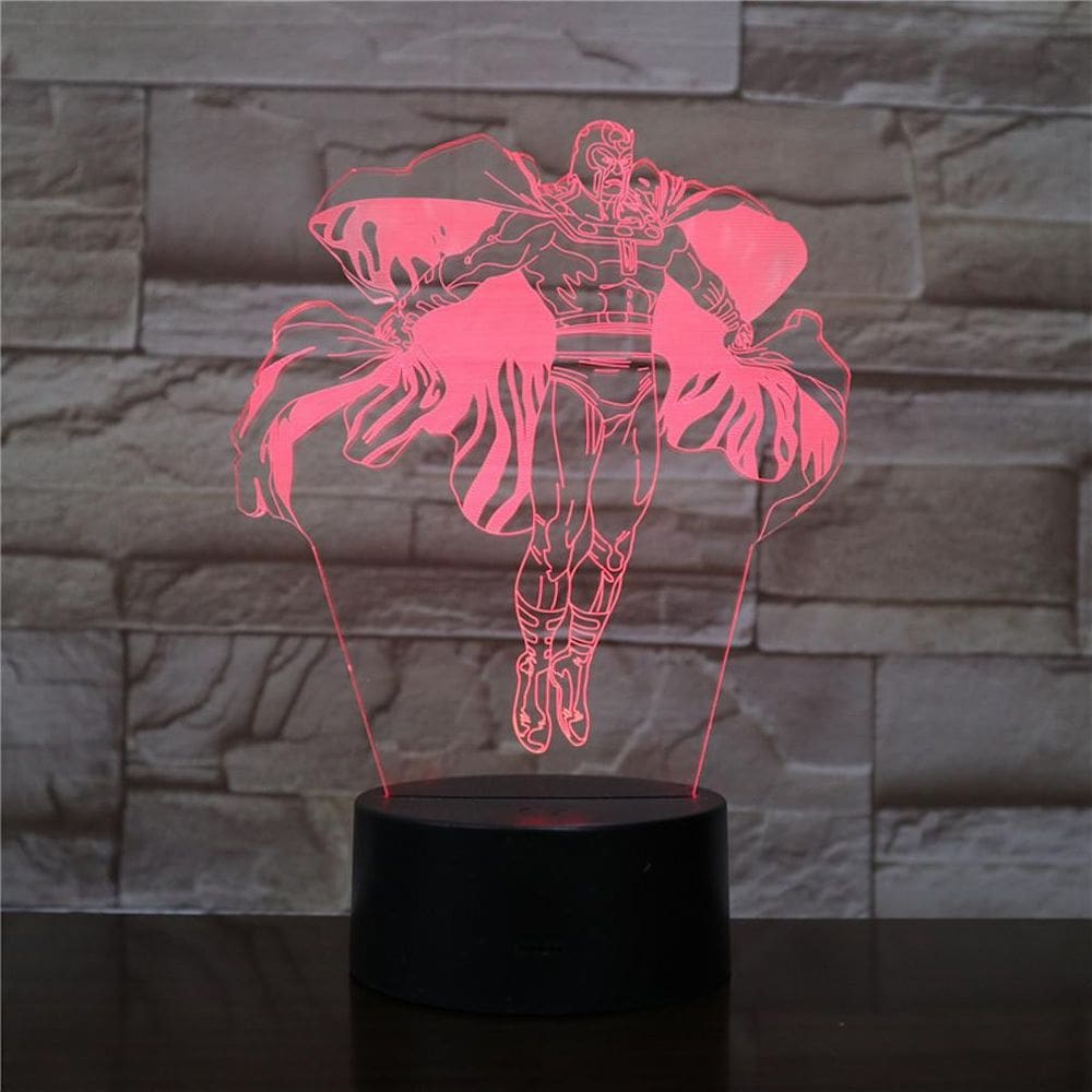 Luz noturna 3D Max Eisenhardt LED colorido para quarto