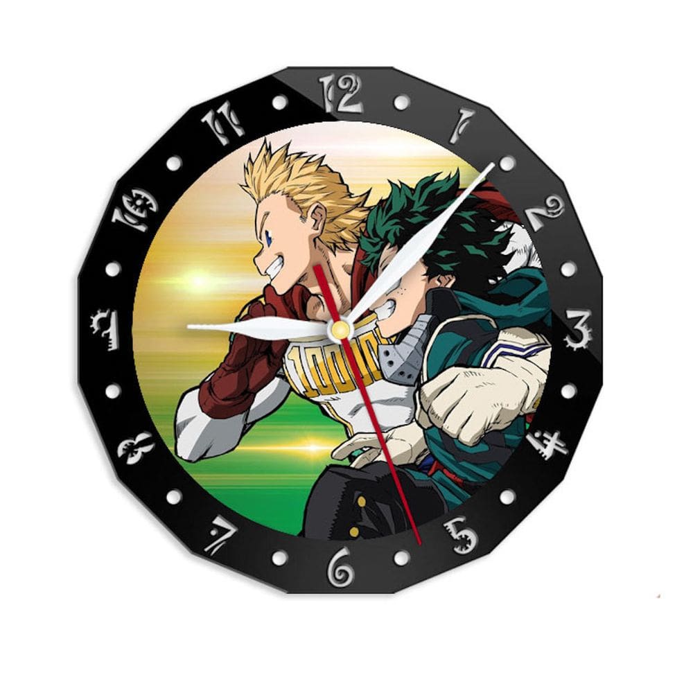 Relógio de parede My Hero Academia Midoriya Izuku 30cm Anime