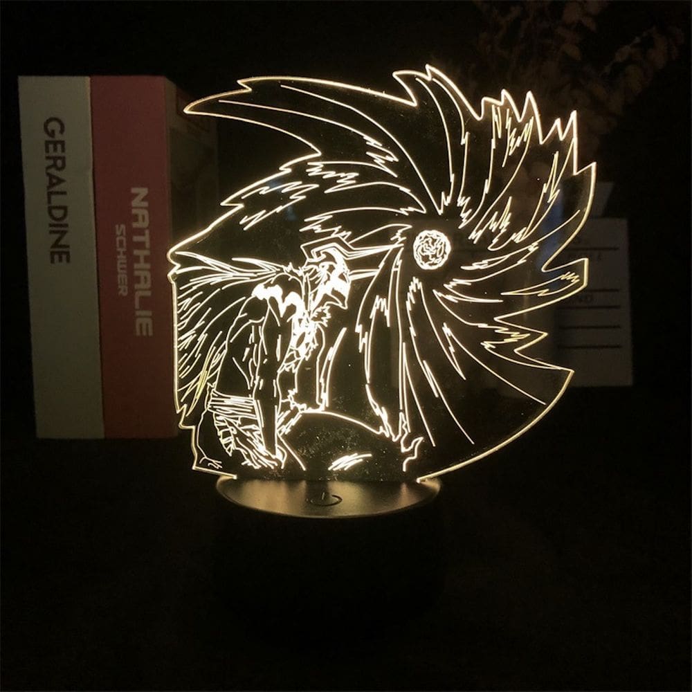 Lâmpada de ilusão LED 3D Night Light Bleaches Anime Theme