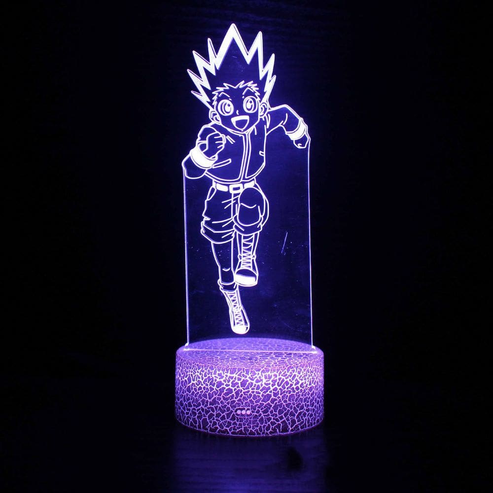 Luz noturna 3D LED Illusion Hunter x Hunter Gon Freecss