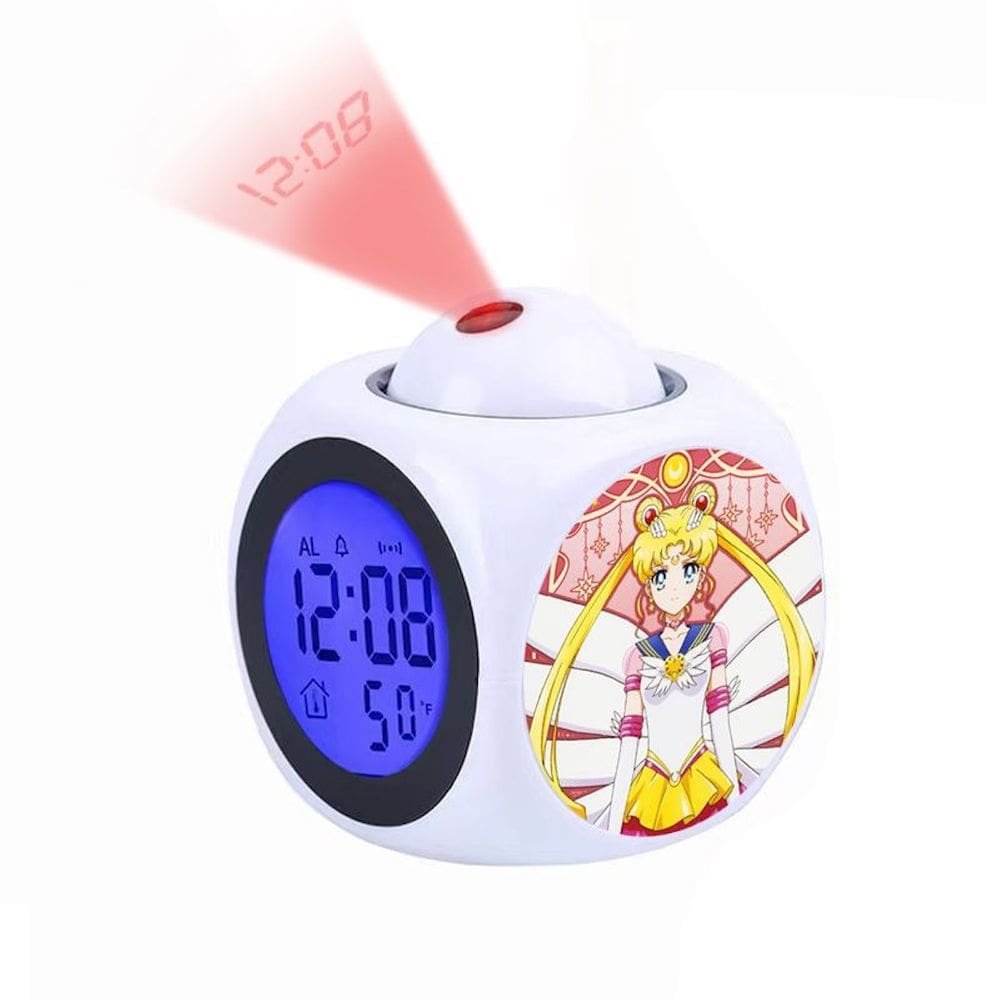 Despertador digital LED Sailors Moons Square 8x8x8cm