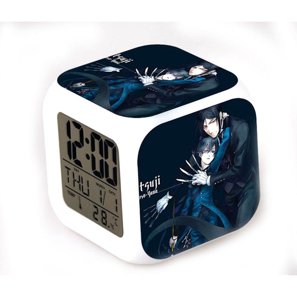 Despertador Termômetro Glowing Cube Kuroshitsuji Charles