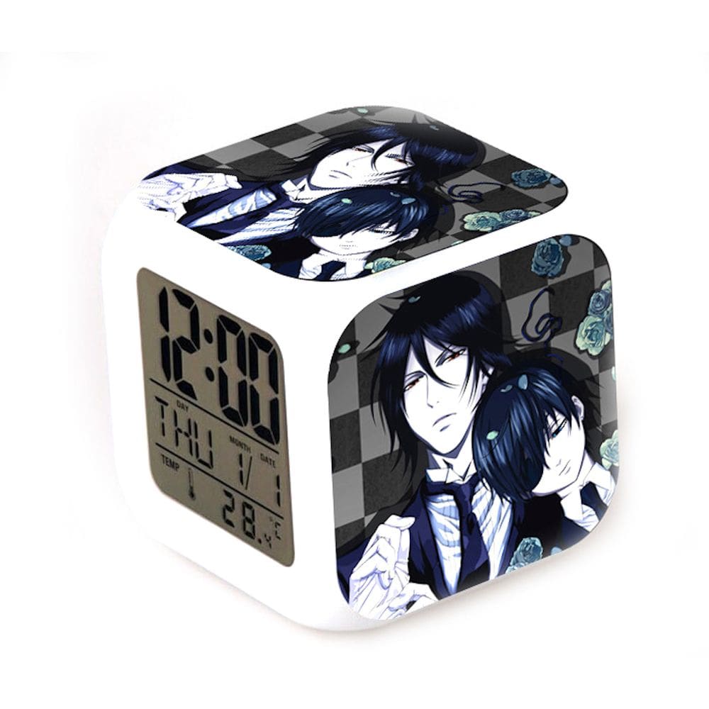 Despertador Termômetro Glowing Cube Kuroshitsuji Charles