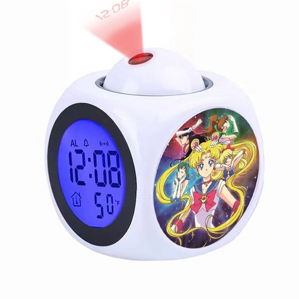 Despertador digital LED Sailors Moons Square 8x8x8cm