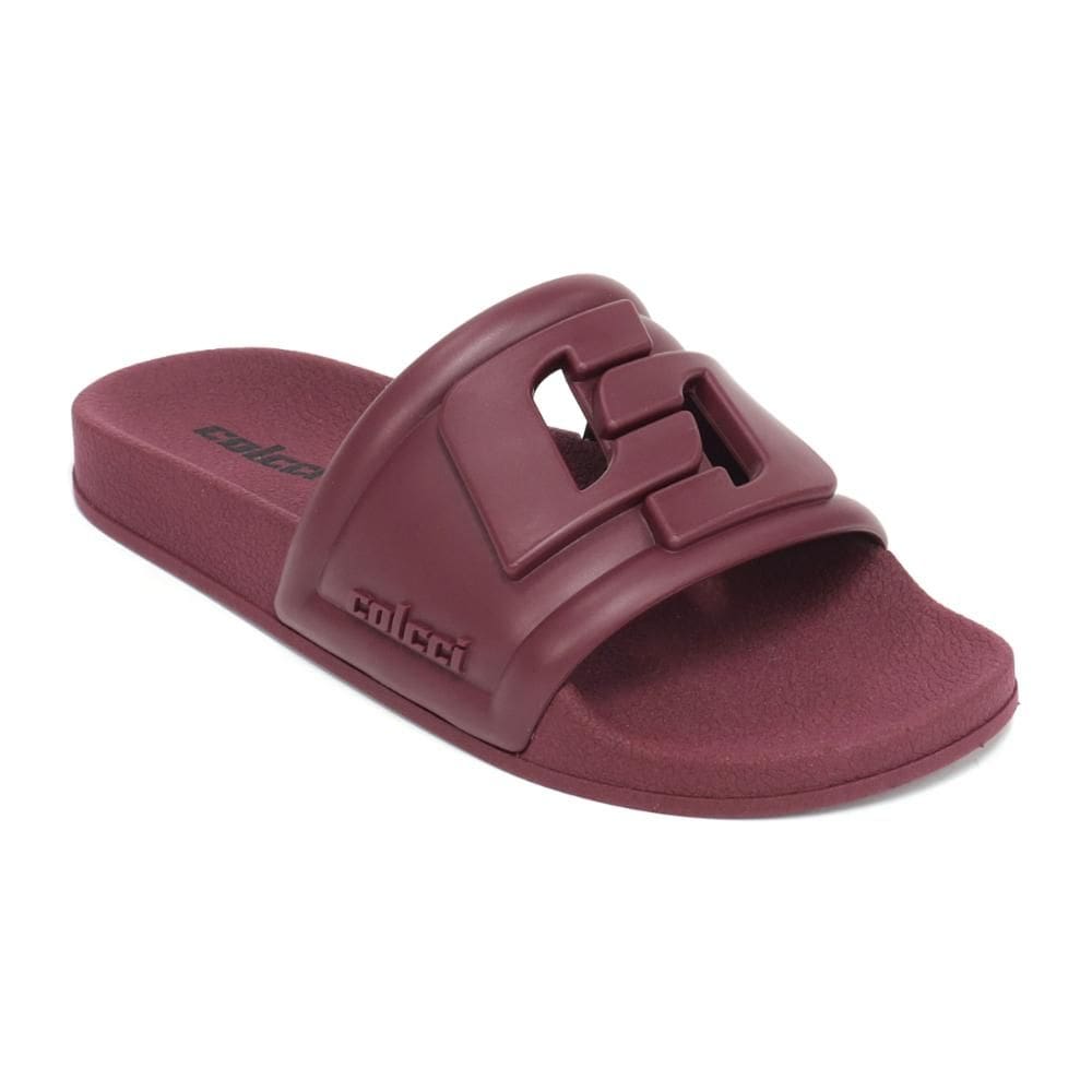 Sandália Slide Colcci Biana Logomania Casual Conforto