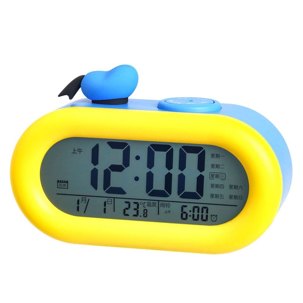 Despertador Donald Digital Kids Twin Bell sem tique-taque