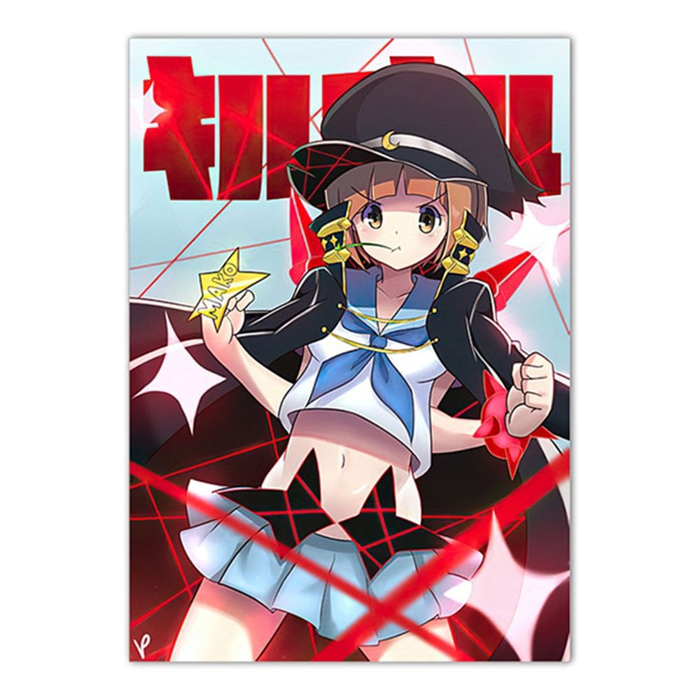 Pôster KILL la KILL, arte em anime, papel 30x40cm