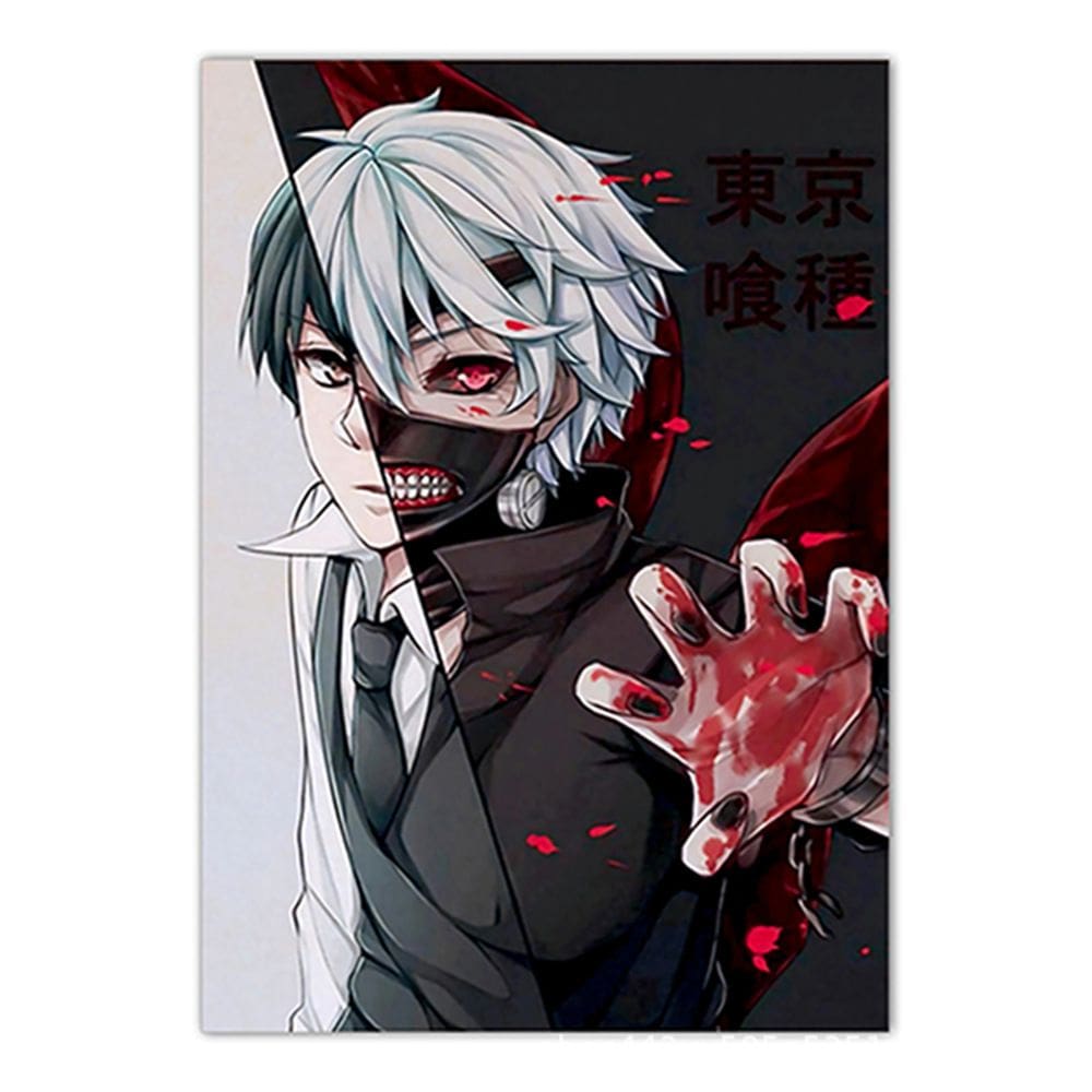 Pôster Tokyo Ghoul Anime Art 30x40cm Papel 30g