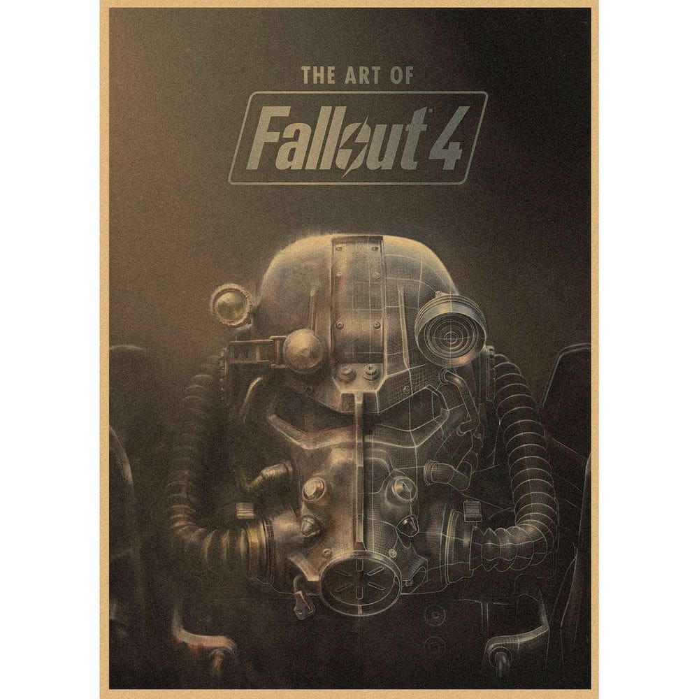 Pôster Fallout Anime Art Family Home Decor 29.7x42cm