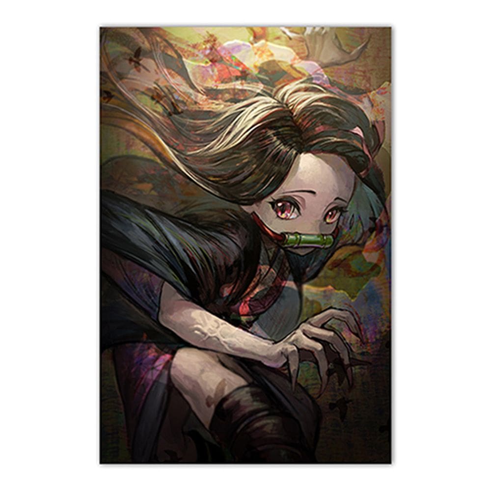 Pôster de arte de parede com imagem Demon Slayers Kamado Nezuko 30x40cm