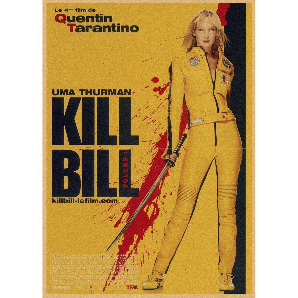 Poster Art Picture Home Decor Kill Bill Anime 29,7x42cm