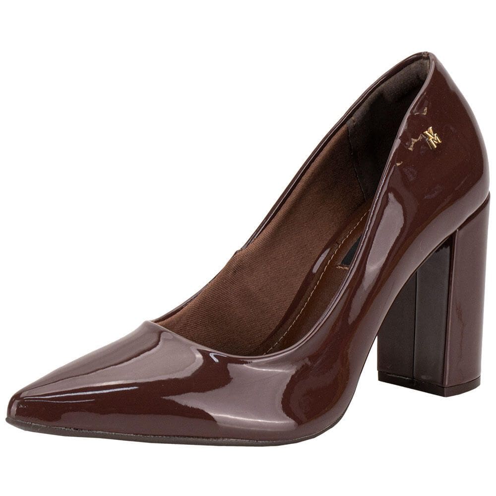 Sapato Feminino Salto Grosso Via Marte 215001