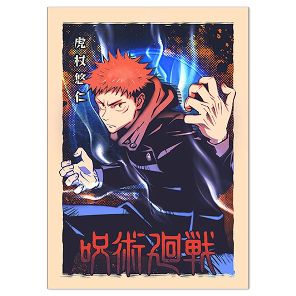 Pôster Jujutsus Kaisens Anime Art 30x40cm em papel