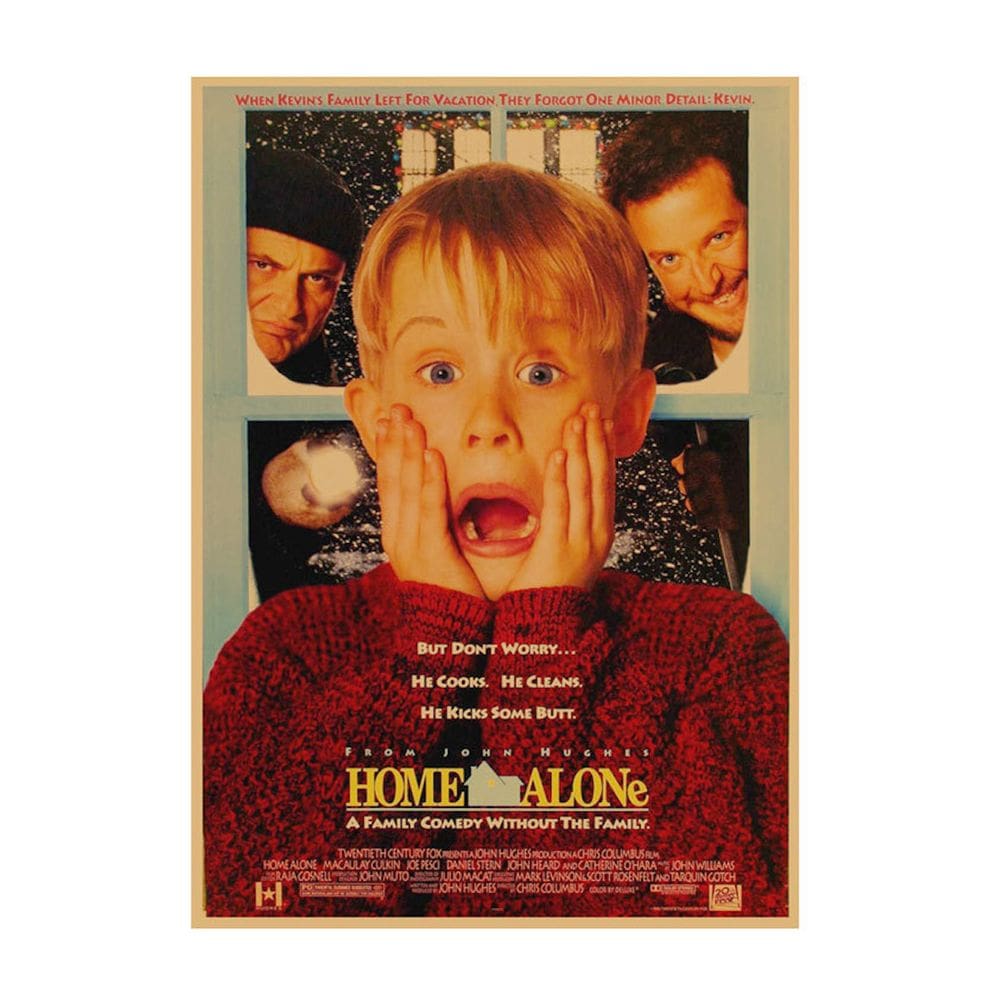 Pôster Home Alone Anime Art 29,7x42cm Papel 150g