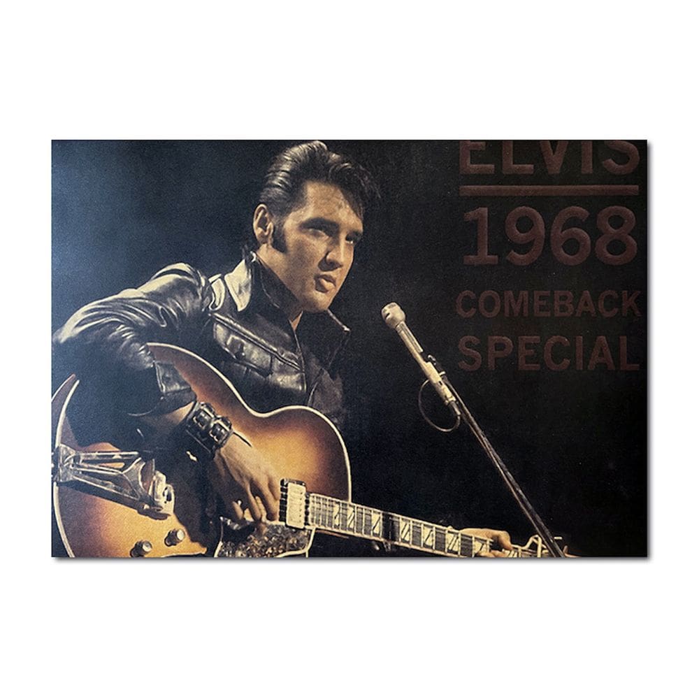 Pôster de arte de parede com imagem Elviss Anime Art 51x35,5 cm Papel