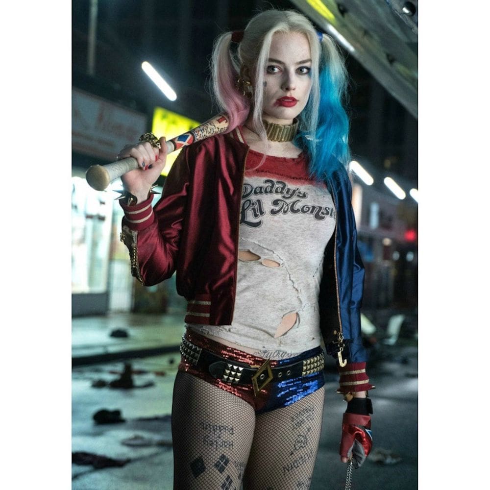 Imagem de arte de parede de pôster Harleys Quinns Anime Art 30x42cm