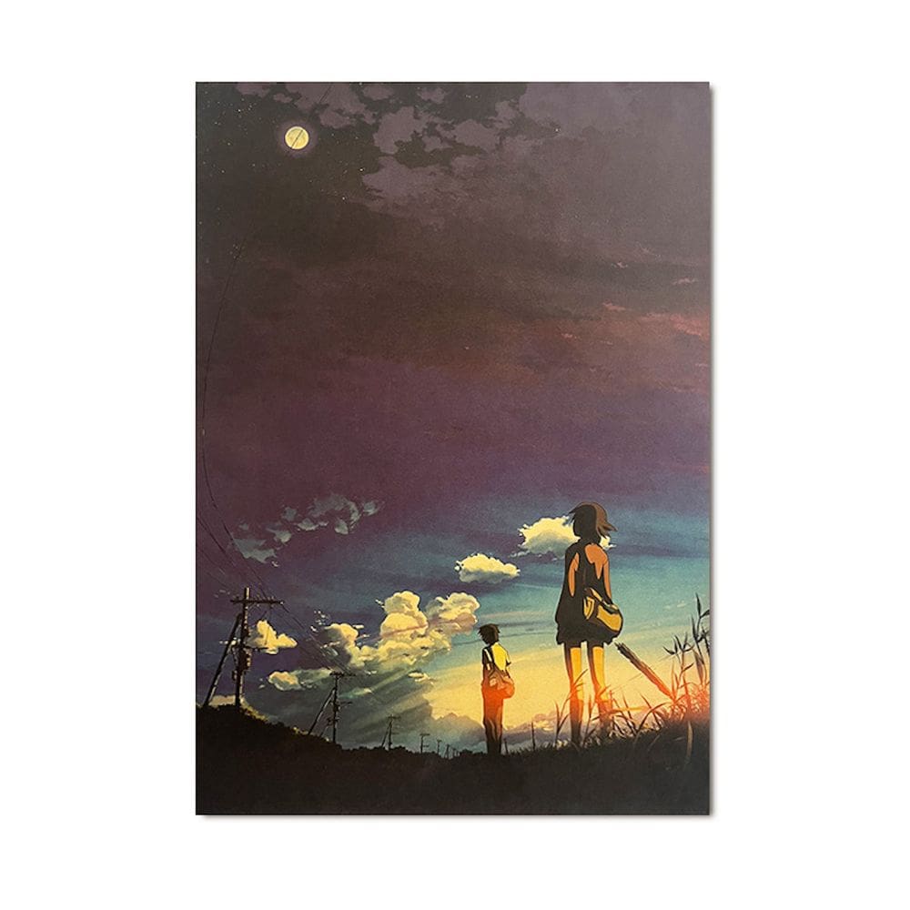Poster de arte de parede Picture Anime Art Yours Names 51,5x36cm