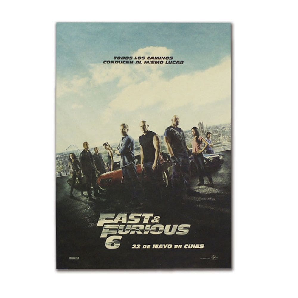 Imagem de arte de parede de pôster Anime Art Fasts And Furious