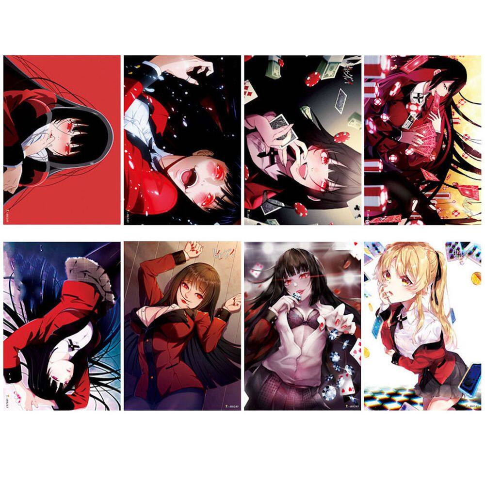 Pôster Kakeguruis Anime Art 8 unidades/lote 42x29 cm Papel 300g