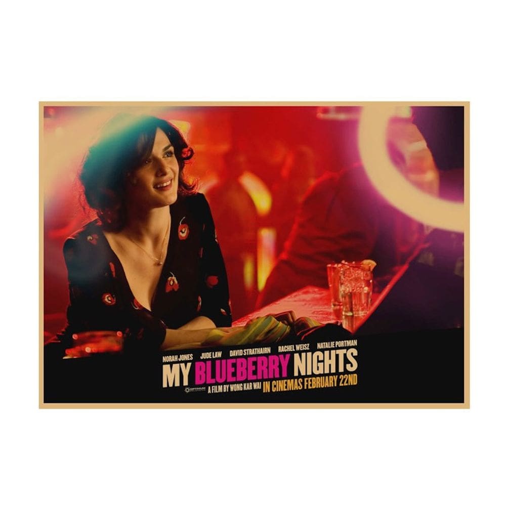 Pôster de arte de parede Imagem Anime Art Blueberrys Nights 30x42cm