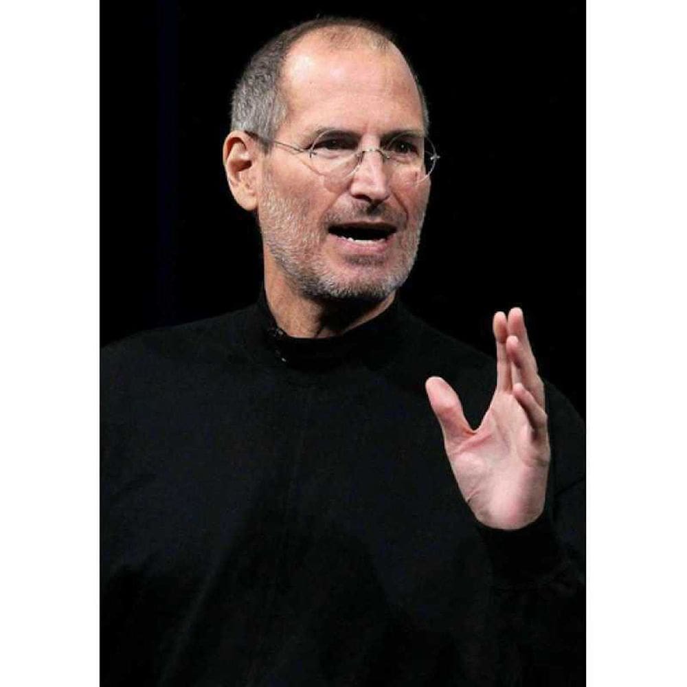 Pôster de arte de parede com imagem Steve Jobs Anime Art 30x42cm